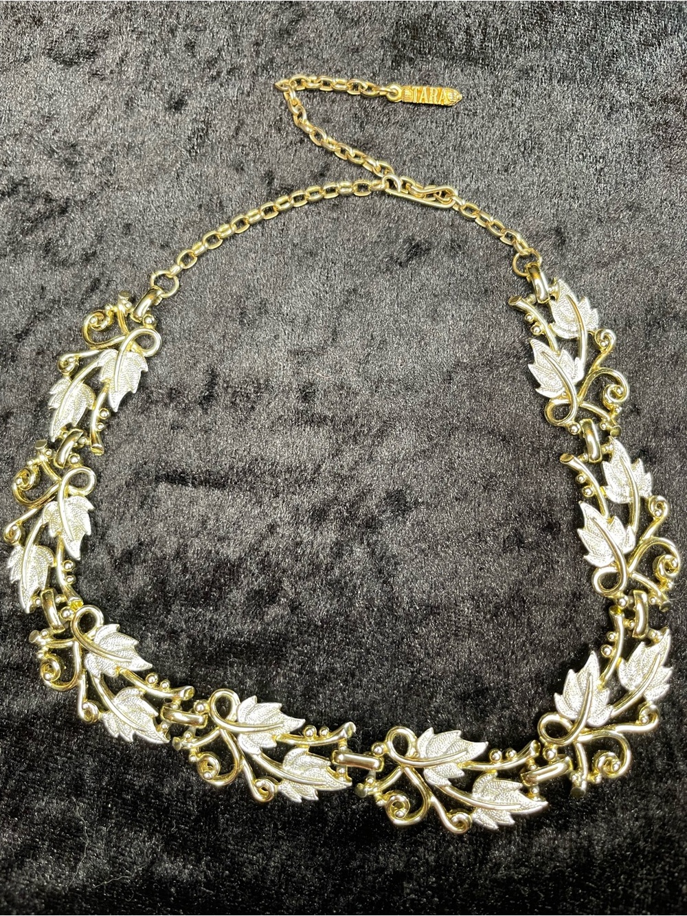 Vintage Tara whispering leaves choker